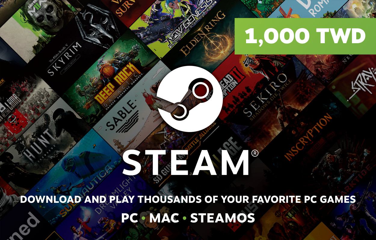 Steam 錢包儲值碼 1000 台幣面額 - 24hant 線上購買